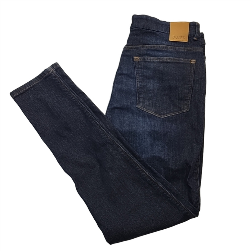 Du/er Slim Fit Jeans, 32x31 Stretch Denim Blue